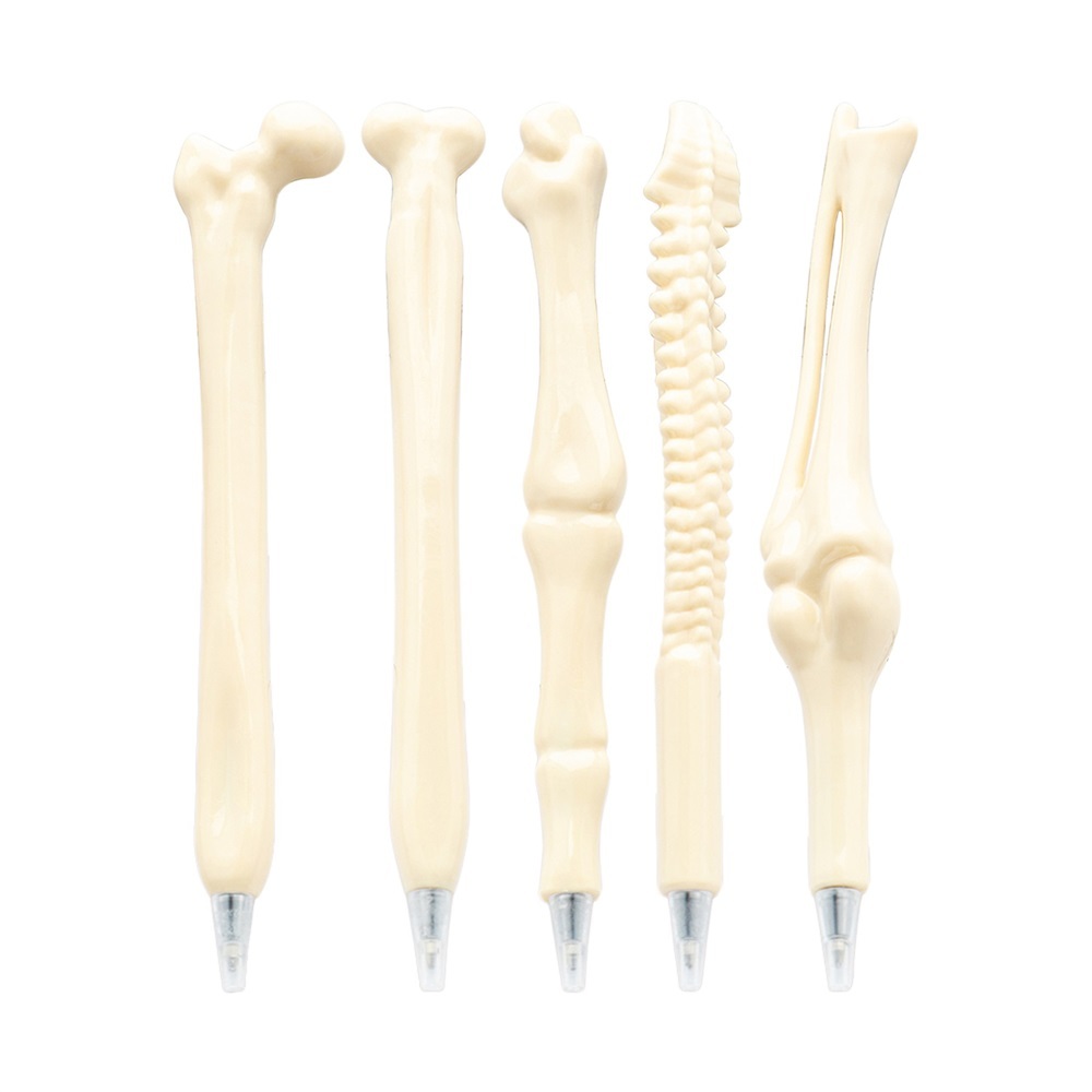 Custom Logo Wholesale Novelty Human Bone Shape Ballpoint Pens