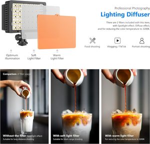 NEEWER 160 LED CN-160 Dimmable Panel <strong>Light</strong> Ultra <strong>High</strong> Power Panel Digital Camera Camcorder Video <strong>Light</strong> - Product Image 3