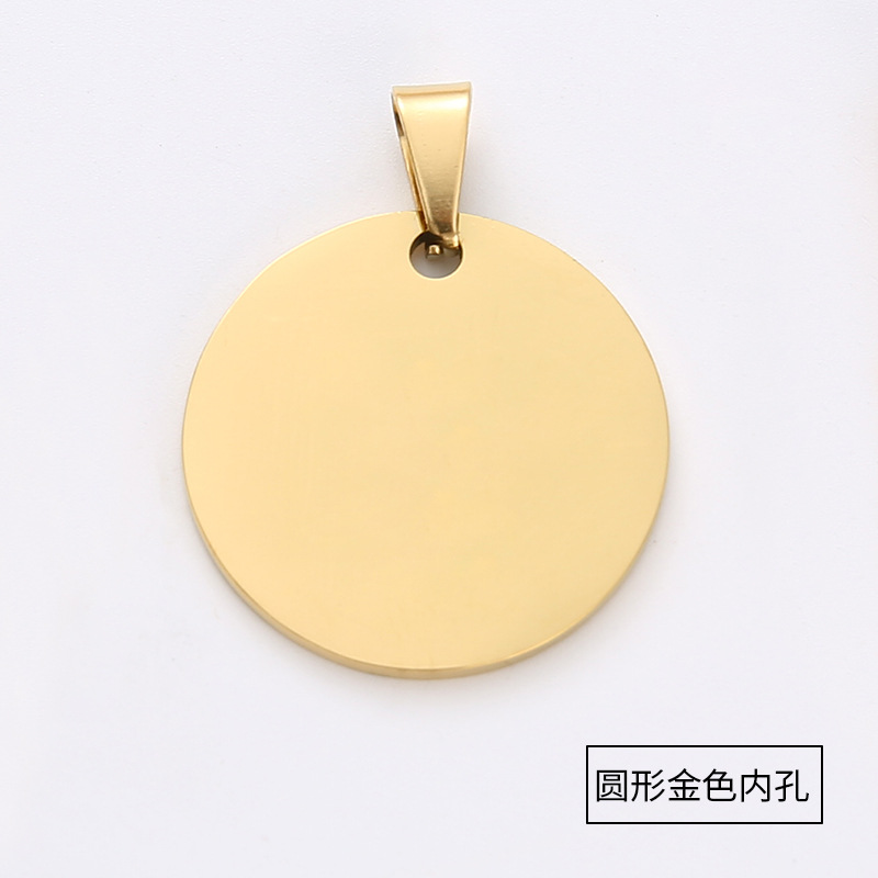round inner hole gold