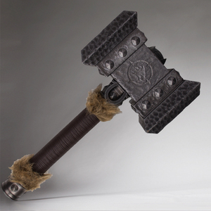 WOW <span class=keywords><strong>Thrall</strong></span> Doomhammer Kim Loại Thủ Công 56Cm 1:1 Trò Chơi Đạo Cụ Mô Hình Phòng Khách Nội Thất Phòng Ngủ - Product Image 3