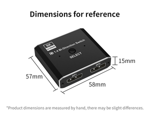 DP Switcher <strong>2</strong> in 1 Out One Minute Two 8K Ultra-clear 8K@60HZ High Refresh Rate HDR Audio Synchronization Version <strong>hdmi</strong> <strong>Switch</strong> - Product Image 6