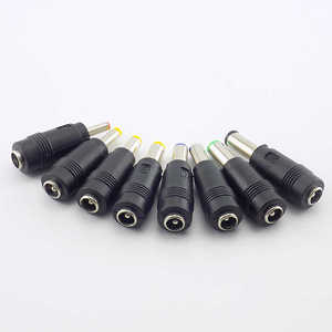 8pcs Male to Female DC Power <strong>Adapter</strong> <strong>5</strong>.5X2.1mm Jack Plug Laptop Adaptor Connector 6.3 6.0 <strong>5</strong>.<strong>5</strong> 4.<strong>8</strong> 4.0 3.5mm 2.<strong>5</strong> 2.1 1.7 1.35mm - Product Image 5