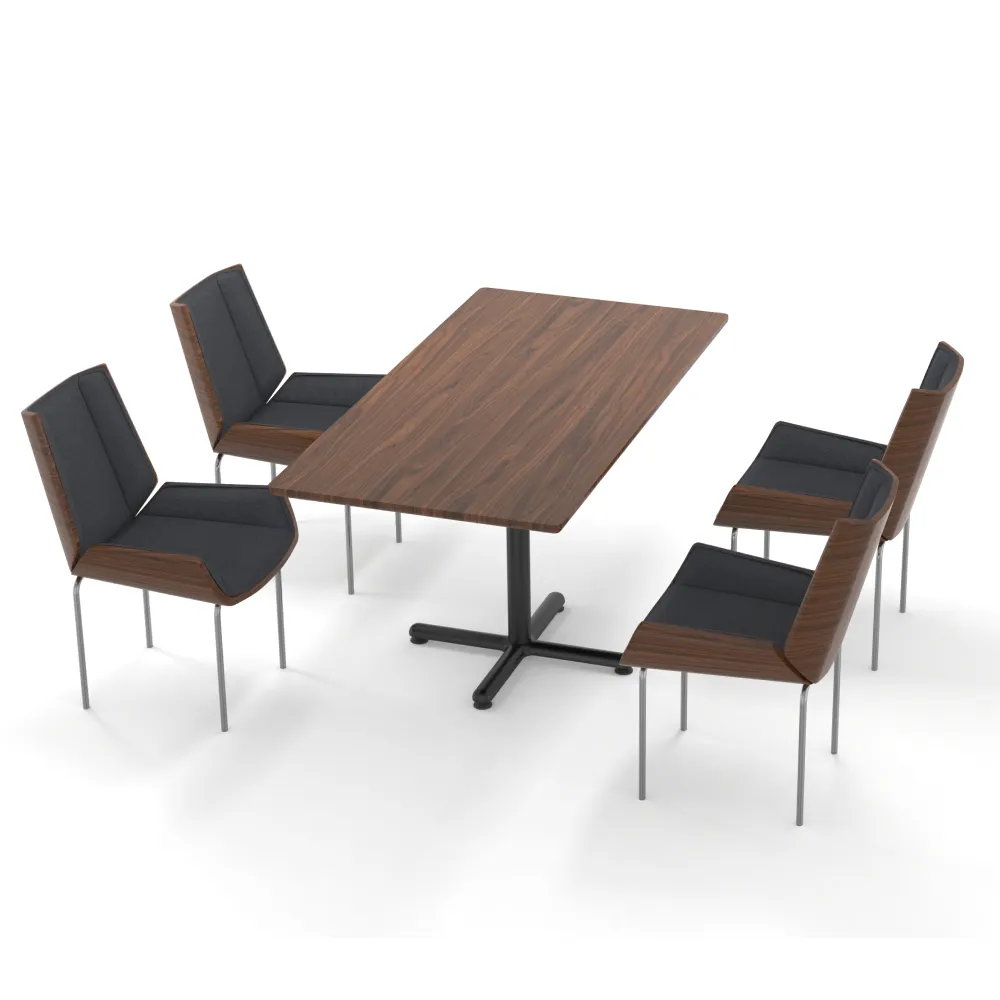 Su misura in legno sedia ristorante Coffee Shop Bar sedie e tavolo ristorante Set di mobili per sala da pranzo Bar caffetteria