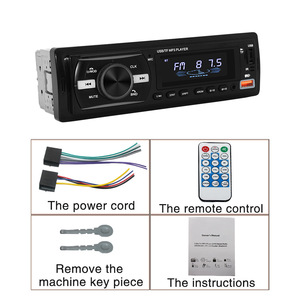 英国电信汽车立体声音频仪表板调频辅助输入接收器标清USB MP3收音机播放器单DIN仪表板 - Product Image 4