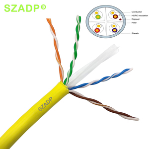 Best Price OEM Factory <strong>Excel</strong> Cat 6 UTP 4 PRS Bulk Core Data Cable 23 AWG Specifications External Cable Communication Cables