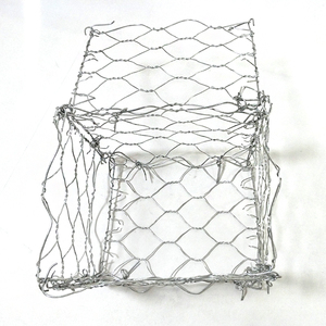 Reticolato di gabbione saldato a prova di esplosione scatola esagonale a basso tenore di carbonio reticolato di gabbione facilmente assemblato - Product Image 2