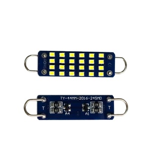 AC12V Rigi d Loop 5w Festoon 44mm <strong>LED</strong> <strong>24</strong> Smd 2016 <strong>Led</strong> Non Polar 60MA 1.73&quot; <strong>LED</strong> Light Bulbs 561 562 567 564 Door Dome Map Cargo - Product Image 1