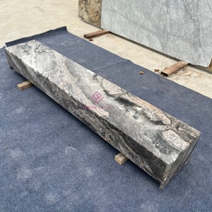 Tùy chỉnh ý Venice Brown tự nhiên đá cẩm thạch <span class=keywords><strong>TV</strong></span> tủ cho ngôi nhà cao cấp và căn hộ lớn - Product Image 2