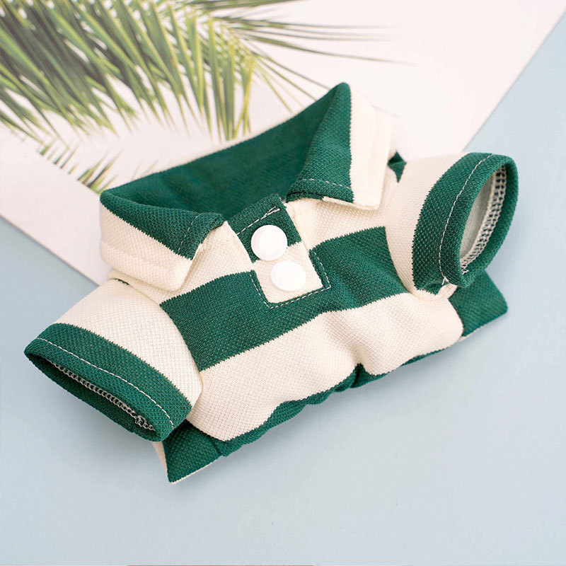 Polo rayé vert