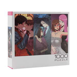 OEM ผู้ผลิตออกแบบอะนิเมะสร้างสรรค์ปรับแต่งกระดาษสมองเกม100 500 1000 2000ชิ้นจิ๊กซอว์ปริศนาสำหรับผู้ใหญ่ - Product Image 4
