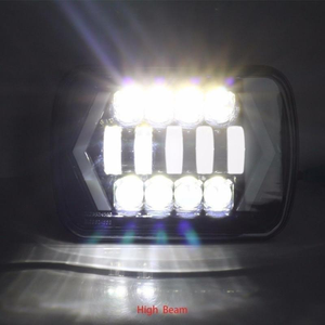 防水55WトラックモーターサイクルHi-Loビームスクエア<span class=keywords><strong>LED</strong></span>ヘッドライトカー<span class=keywords><strong>LED</strong></span>ワークライト5x7ledヘッドライト