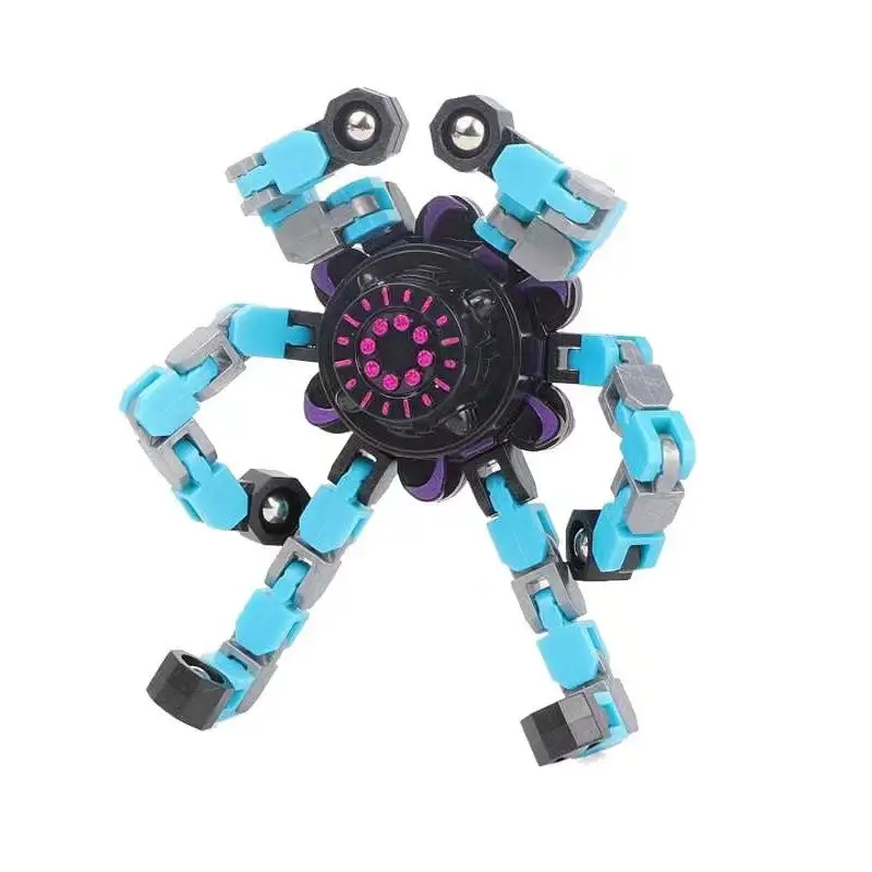 Распродажа, деформируемая игрушка-гироскоп для роботов, механический гироскоп, деформируемый вращающийся верх, креативная Механическая цепь-робот
