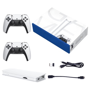 2プレーヤーコンソールセット2.4Gワイヤレス/ワイヤードゲームコントローラー4K/HD 20000 + クラシック内蔵ゲーム - Product Image 2