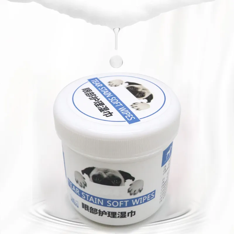 Dog Cat Eye stain Cleaner Pet Tear Stain Remover Eye Cleaner Cotton Pads pet product factory