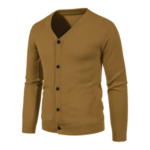 Spring &amp; Fall New Arrival <strong>K</strong>-style Butttons Easiest for Match V-Neck Sweater Thin Style Knitting Cardigan for Men - Product Image 5