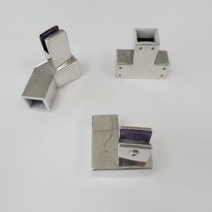 OEM ODM验证工厂定制2 3 4 5 6种方式管夹三通方管管件钢框管塑料连接器 - Product Image 3