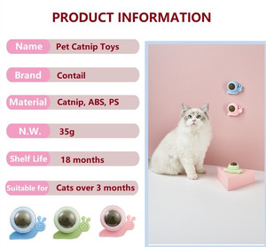 2022 New Arrival <strong>Cats</strong> Rotatable <strong>Catnip</strong> Ball <strong>Catnip</strong> Wall Lick Treat Toys for <strong>Cats</strong> <strong>Cat</strong> Mint Ball - Product Image 6