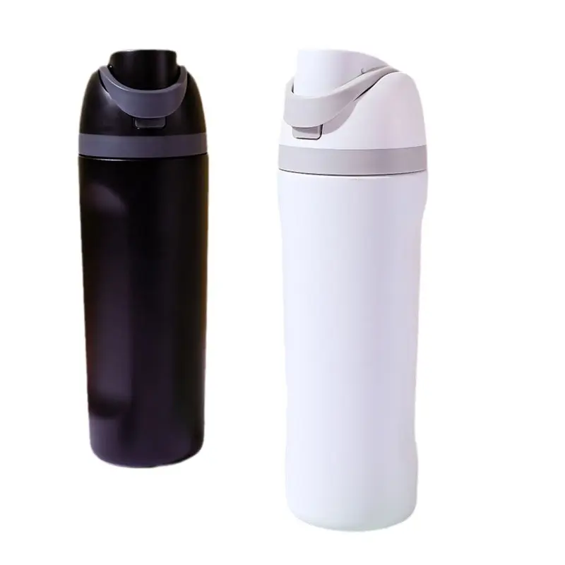 Hete Verkoop 600Ml Reizen Sport Waterfles Reizen Tuimelaar Freesip Roestvrijstalen Waterfles