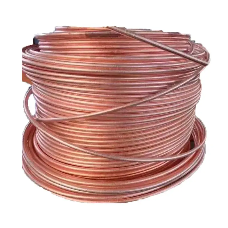 Shandong-tubo de cobre para tortitas, tubo de cobre sin costuras, espesor personalizado, ATSM C65500