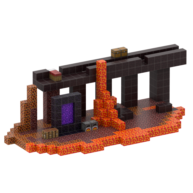 T035-prison portal (480pcs) includes 15 random figures