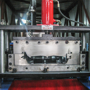 Tragbare Metall-Snap-Lock-Stehfalz-Dachbahn-Rollen form maschine - Product Image 5