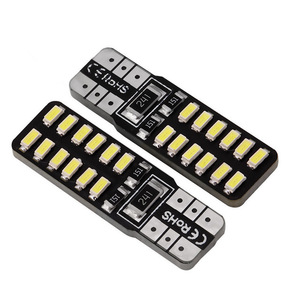 Mükemmel LED T10 T10 LED Led T10 3014 24SMD ampul Canbus genişlik işık/plaka işık/okuma işık araba için - Product Image 1