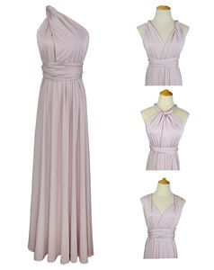 Kadınlar zarif rahat uzun elbise katı cabrio çok yolları Wrap yeni Lady yaz parti elbise - Product Image 6
