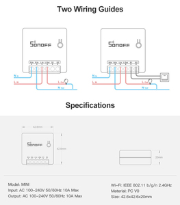 WiFi akıllı anahtar 2 yönlü zamanlayıcı işık ses otomasyon anahtarı uzaktan kumanda modülü Alexa Google ev Sonoff m ile IFTTT çalışma - Product Image 4