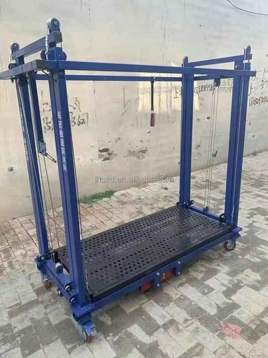Electric Table Lift Hydraulic Foldable Electric Scaffolding Lift/ Raise the Electric Elevator by 2 Meters
