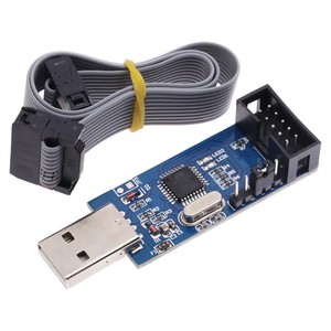 LC-01 1Set 10Pin to 6 Pin Adapter Board+ USBASP USBISP AVR <strong>Programmer</strong> USB <strong>ATMEGA8</strong> ATMEGA128 ATtiny/CAN/PWM 10Pin Wire Module DIY