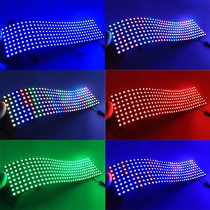 5V flexibler Bildschirm 8x6 16x16 8x32 Modul 8x8 LED-Matrix Anzeige Pixel Digital ws2812b Adressierbares Panel