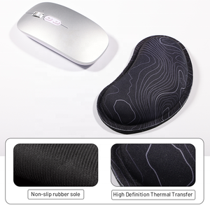 Reduced Fringe Wrist Rest Deskpad Silicone PC Rubber Gaming <strong>Mouse</strong> Pad Memory Foam <strong>Mouse</strong> Pad <strong>Computer</strong> Accessories for Office - Product Image 5