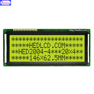 El fabricante vende Módulo de pantalla LCD de 5,1 pulgadas 146*62,5 MM 20*4 de caracteres de gran tamaño IC AIP31066 puerto paralelo - Product Image 3