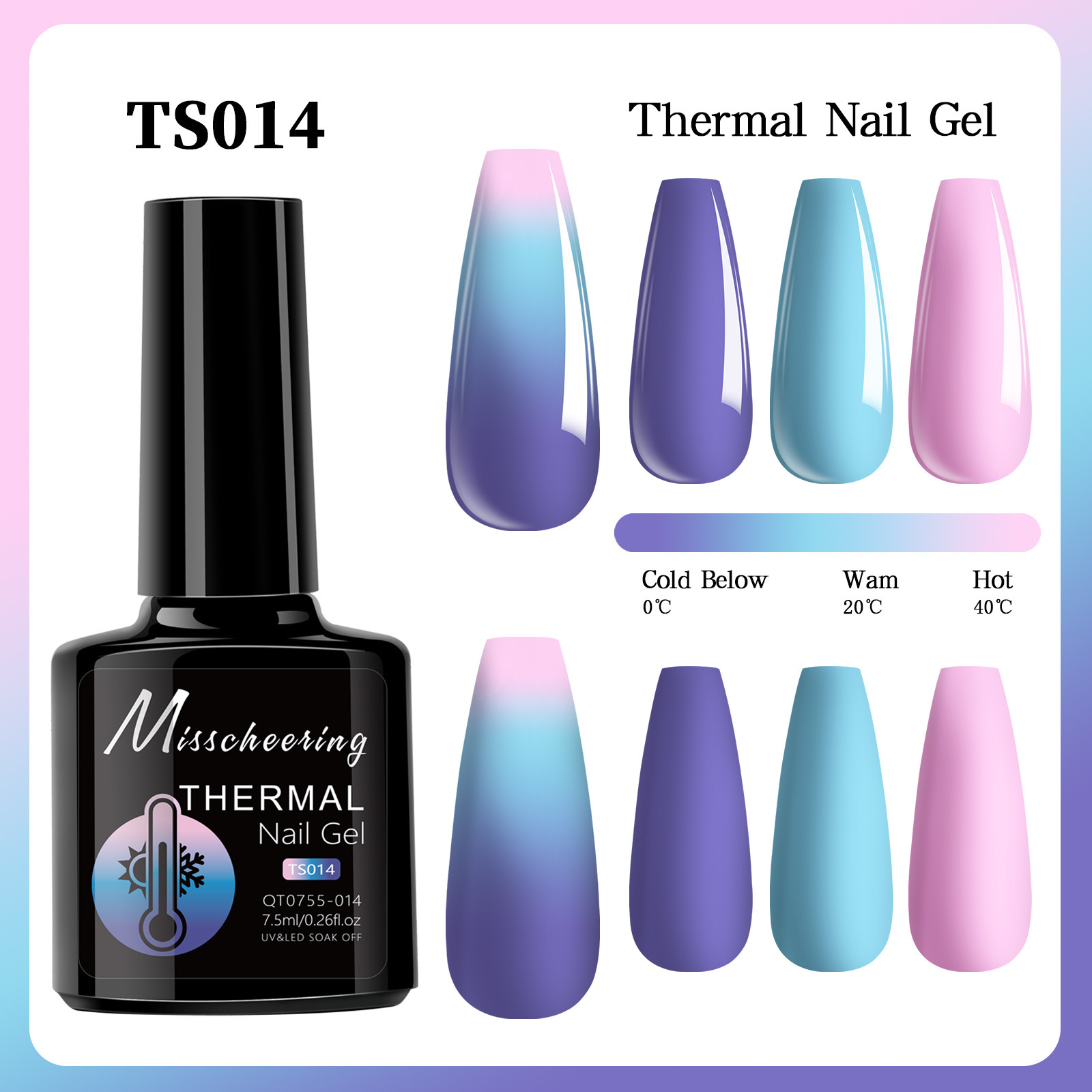 Thermosensitive adhesive ts014