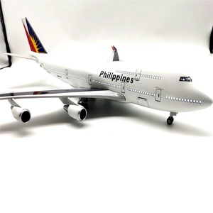 サウンドコントロールLEDライトスケール付き工場卸売OEM飛行機モデル1/85ボーイング747A380カンタス航空航空機モデル - Product Image 2