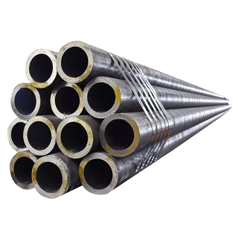 ASTM A106 Grade B noir tuyau en acier doux sae 1020 tube en acier sans soudure aisi 1018 tuyau en acier au carbone sans soudure