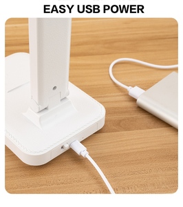 简单设计的发光二极管台灯充电台灯带触摸开关的usb充电 - Product Image 5