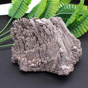 Tinh thể tự nhiên <span class=keywords><strong>Bismuth</strong></span> Bạc magiê kim loại đồ trang trí khoáng sản mẫu - Product Image 1