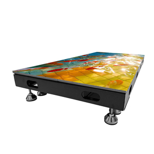 P3.91P4.81ポータブル3DLEDダンスフロアウェディングフルカラー防水インタラクティブプログラム可能DJダンスフロアLEDディスプレイスクリーン - Product Image 1