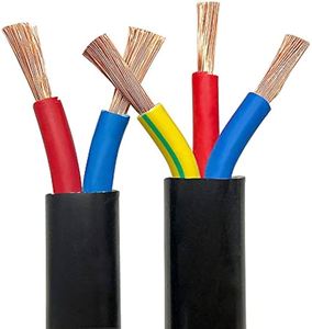 Saf bakır RVVB paralel çizgi siyah ve beyaz 2 çekirdekli 3 çekirdekli 4 çekirdekli 0.5/1/1.5/2.5mm güç kablosu kılıflı tel - Product Image 4