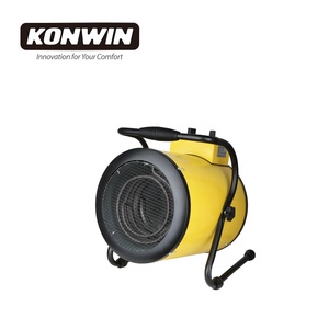 KONWIN พัดลมขนาด5000วัตต์แบบพกพา,เครื่องทำความร้อนสำหรับพื้นที่อุตสาหกรรมแบบบังคับพร้อมตัวควบคุมอุณหภูมิแบบปรับได้และระบบป้องกันความร้อนสูงเกินไป I - Product Image 5