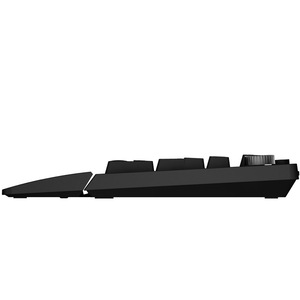 Teclado de goma GX650 para videojuegos, estructura de teclas retroiluminadas, RGB, función Macro, micrófono, ecualizador de música, LED - Product Image 2