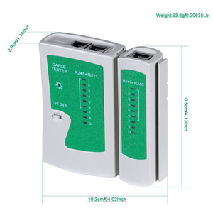 <strong>Network</strong> LAN Cable <strong>Test</strong> Tool <strong>Network</strong> Cable Tester for RJ45/RJ11/RJ12/CAT5/CAT6/UTP Ethernet Cable - Product Image 3