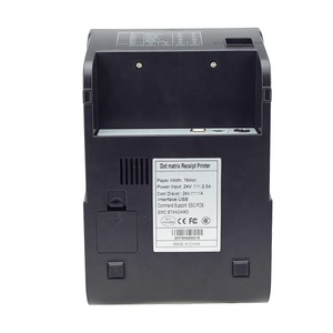 High Efficiency 76mm Dot Matrix Printer USB Parallel interface thermal receipot printer - Product Image 6