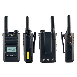 KSUN TFSI-Mini transceptor FM, Radio portátil de dos vías, impermeable, Waki Taki, sistema de intercomunicación inalámbrico, UHF, 6W - Product Image 6