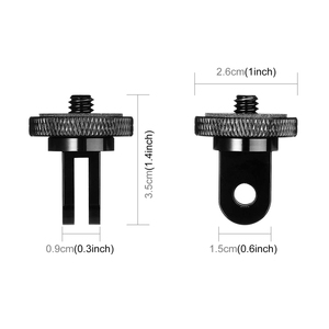 ドロップシッピングPULUZ1/4インチスクリューメタル三脚マウントアクションカメラアダプターforGoPro for Insta360カメラマウント - Product Image 3