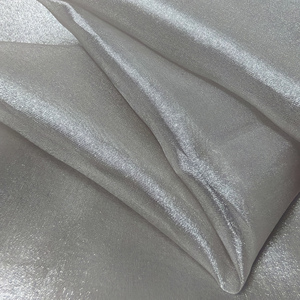 Sáng bóng satin Organza vải trong suốt nhuộm Organza vải cho trang phục phụ nữ áo sơ mi - Product Image 3