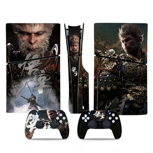 PS5 Slim Wukong Skin Sticker Full Set Console <strong>Controllers</strong> Disc Digital Version <strong>Custom</strong> Protective Vinyl Decal Cover Skin Wrap Set - Product Image 5