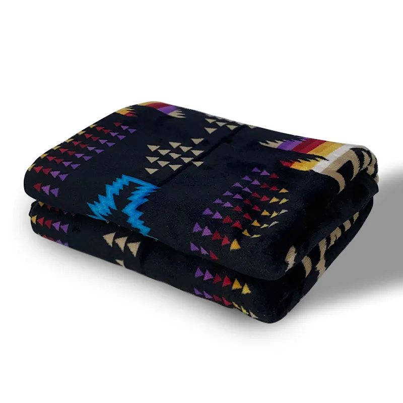 Custom Nature 3D Printing Cartoon Stitch Pattern Fleece Blanket High Quality Soft Custom Printed Fleece Blanket