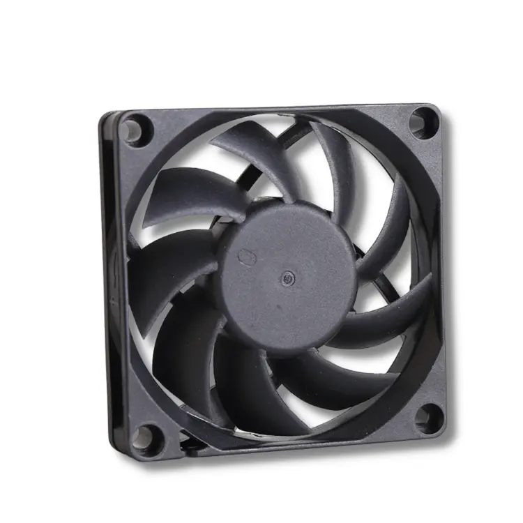 Ventilateur de refroidissement cc à faible bruit 12V/24V 70X70X15mm roulement à billes DC Brushless 12v Fan Dc